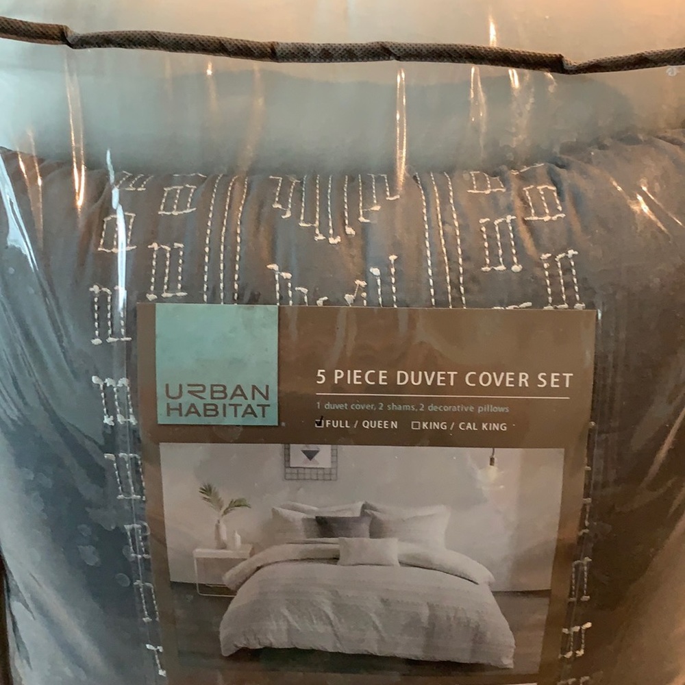5 Piece Duvet Cover Set